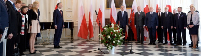 Andrzej Duda odebrał w pałacu w Wilanowie akt wyboru na prezydenta